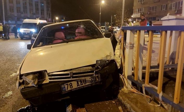 Karabük'te kaza yapan ve olay yerinden kaçan alkollü sürücü yakalandı