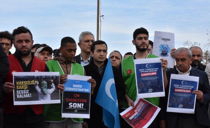 Ordu ve Trabzon'da sivil toplum kuruluşlarından Çin'e tepki