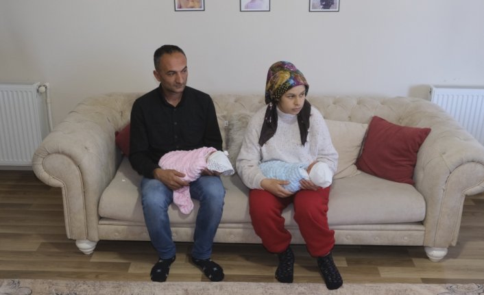 Gaziantepli depremzede ikiz bebeklerini Ordu'da dünyaya getirdi