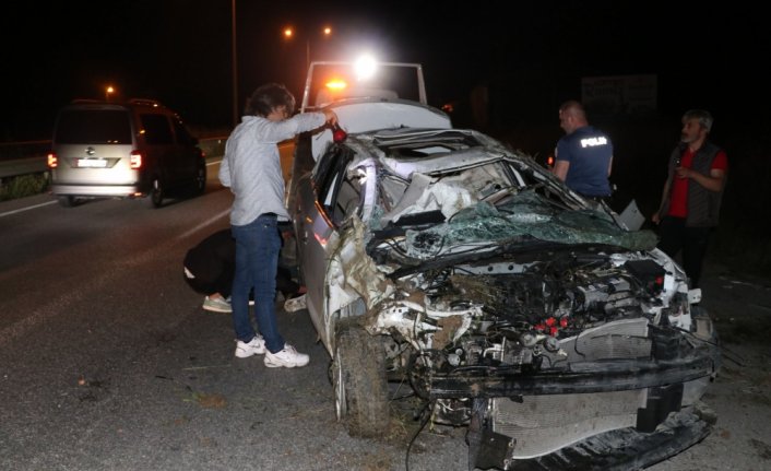 Samsun'daki trafik kazalarında 4 kişi yaralandı