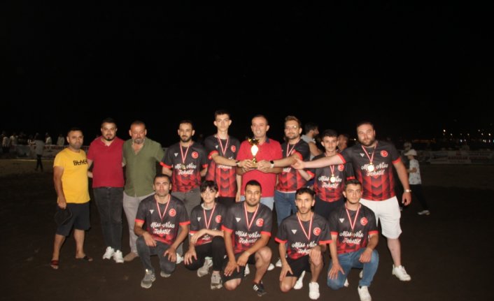 Ordu'da “Manyetik Kum Futbol Turnuvası” düzenlendi