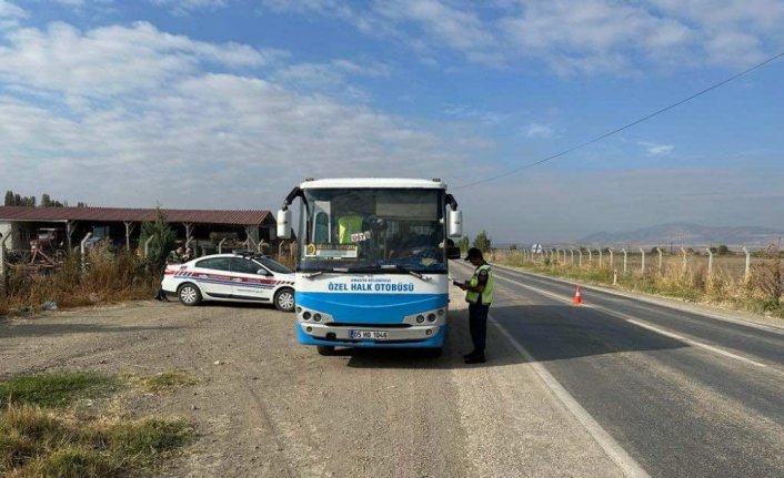 Amasya’da şehirler arası ve şehir içi otobüsler denetlendi