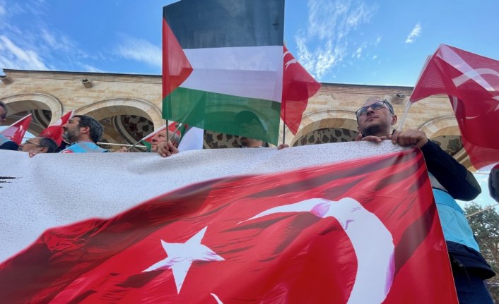 Sakarya ve çevre illerde Filistin'e destek gösterileri yapıldı