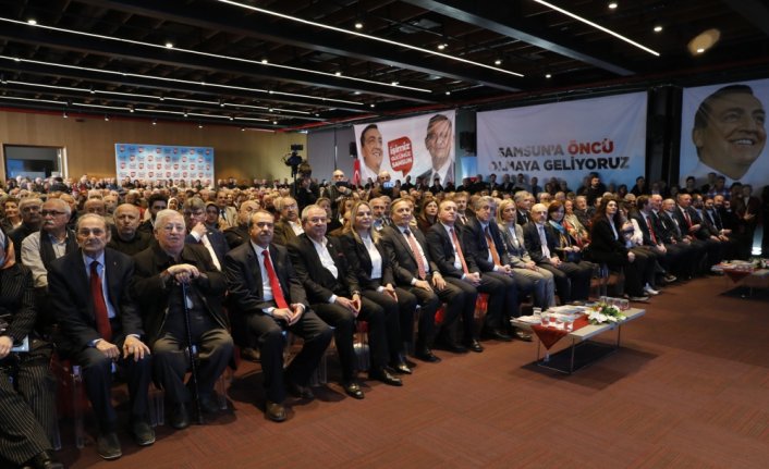 CHP Samsun Büyükşehir Belediye Başkan adayı Öncü, projelerini tanıttı