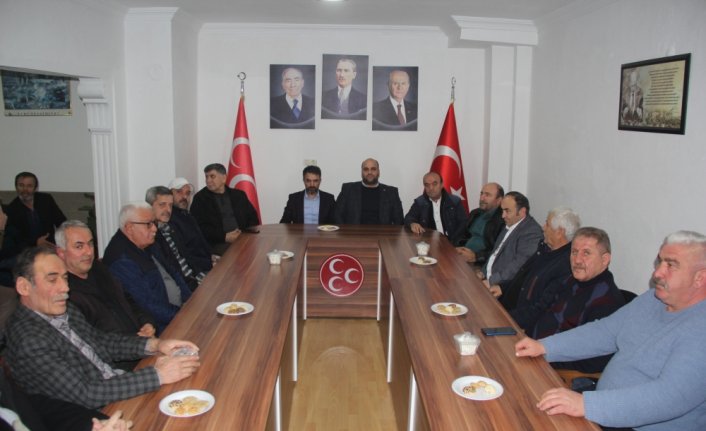 MHP Havza İlçe Yönetimi sendika temsilcileri ile görüştü