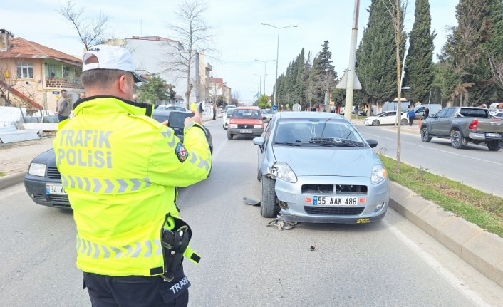 Samsun’da trafik kazası 1 yaralı