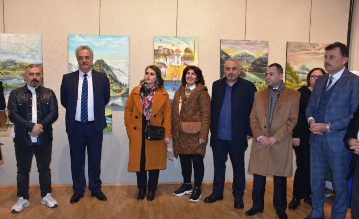 Trabzon'da “Doğa Hikayeleri“ adlı resim sergisi açıldı