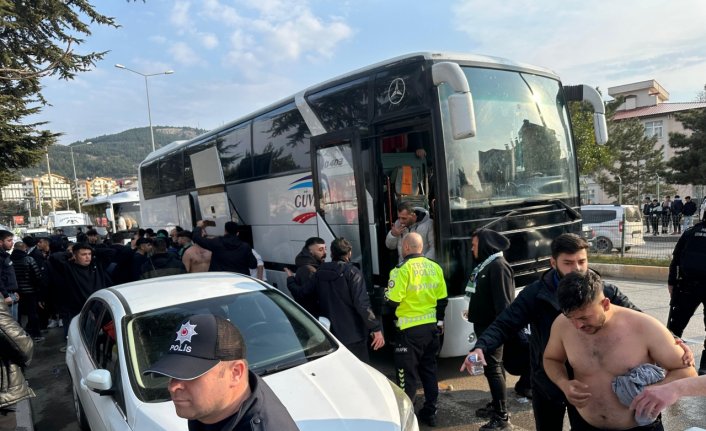 Tokat'ta futbol maçı sonrası gerginlik yaşandı