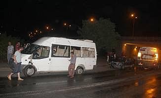 Giresun'da trafik kazası: 12 yaralı