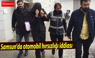 Samsun'da otomobil hırsızlığı iddiası
