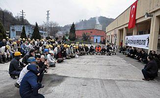 Madencilerden Zeytin Dalı Harekatı'na destek