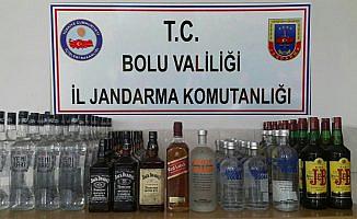 Bolu'da kaçak içki operasyonu