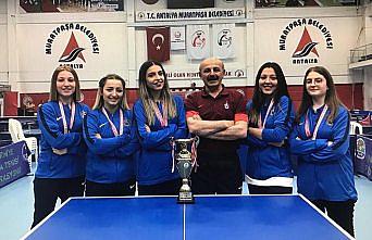 Trabzonspor kadın masa tenisi takımı, Süper Lig'e yükseldi