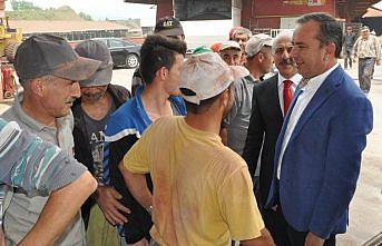 AK Parti Çorum Milletvekili Ceylan'dan işçilere ziyaret