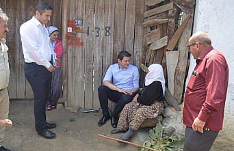 Gümüşhacıköy Kaymakamı Bulan köyleri ziyaret etti