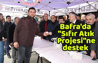 Bafra'da "Sıfır Atık Projesi"ne destek 