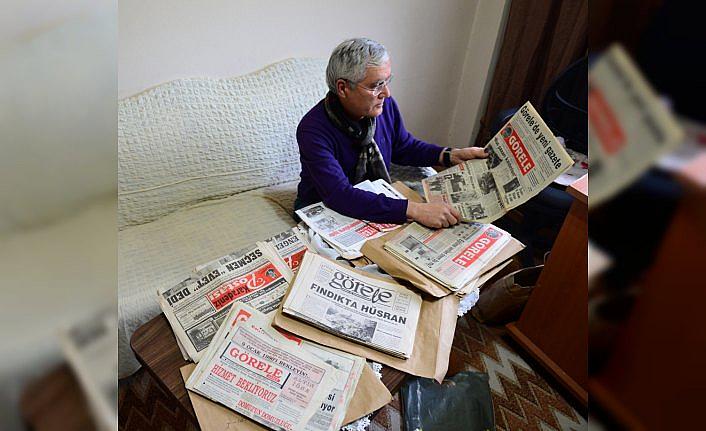 46 yıllık gazete arşivini gelecek nesiller için saklıyor