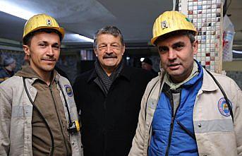 Belediye Başkanı Akın'dan maden işçilerine ziyaret