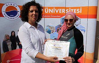 Sinop'ta üniversite öğrencilerine dalgıçlık sertifikası