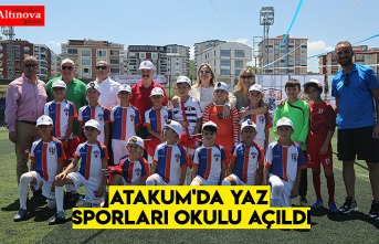 Atakum'da yaz sporları okulu açıldı