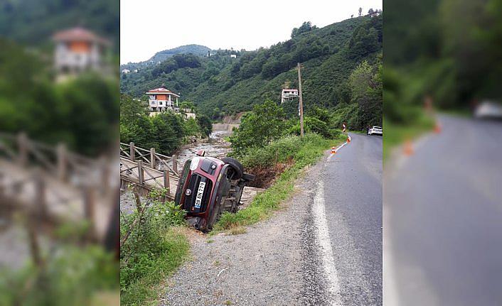 Giresun'da trafik kazaları: 5 yaralı