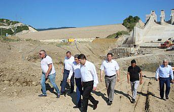 Milletvekili Tunç, baraj inşaatını inceledi
