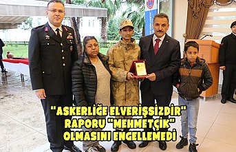 "Askerliğe elverişsizdir" raporu "Mehmetçik" olmasını engellemedi