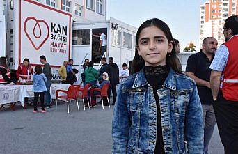 Samsun'da ortaokuldaki kan bağışı kampanyasında rekor