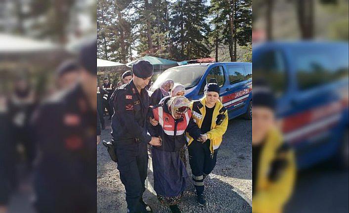 Sinop'ta ormanlık alanda kaybolan 80 yaşındaki kadın bir gün sonra bulundu