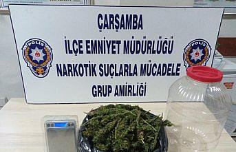 Samsun'da uyuşturucu ticareti yaptığı iddia edilen şüpheli tutuklandı