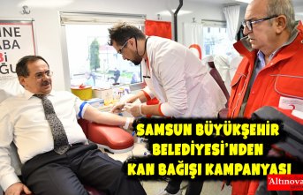 Samsun Büyükşehir Belediyesi’nden Kan Bağışı Kampanyası