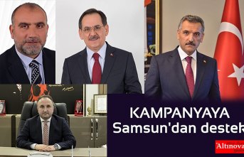 "Biz Bize Yeteriz Türkiyem" kampanyasına Samsun'dan destek