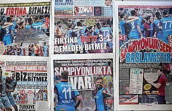 Trabzon yerel basınında Galatasaray galibiyetinin yankıları