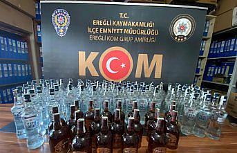 Zonguldak'ta sahte içki operasyonunda 1 gözaltı