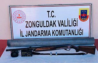 Zonguldak'ta ses cihazıyla kaçak avlanan kişi yakalandı