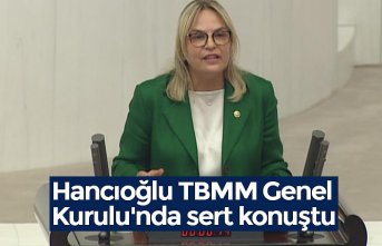 Hancıoğlu TBMM Genel Kurulu'nda sert konuştu