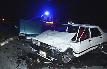 Mengen'de trafik kazası: 2 yaralı