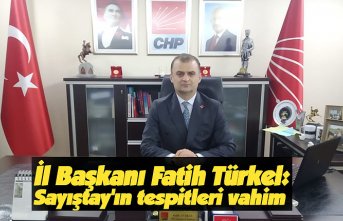 İl Başkanı Fatih Türkel: Sayıştay'ın tespitleri vahim