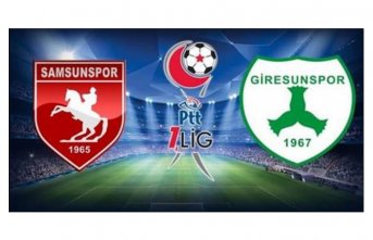 TFF 1. Lig'de Karadeniz derbisinde Samsunspor, Giresunspor'u konuk edecek