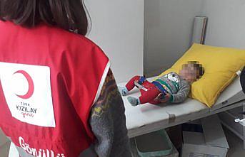Türk Kızılay Karabük Şubesi kalça çıkığı olan bebeğe ihtiyacı olan cihazı ulaştırdı