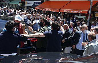 İYİ Parti Genel Başkanı Akşener'in Rize programında partililerle bazı vatandaşlar arasında gerginlik yaşandı