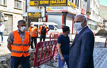 Trabzon Büyükşehir Belediye Başkanı Zorluoğlu altyapı çalışmalarını inceledi