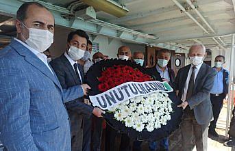 Trabzon'da 21 yıl önce deniz faciasında hayatını kaybeden 38 kişi anıldı