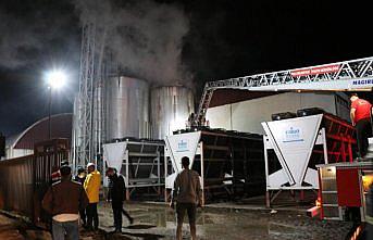 Bolu'da bioenerji fabrikasında çıkan yangın söndürüldü
