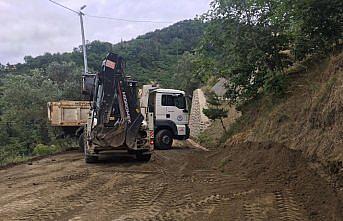 Trabzon'da altyapı çalışmaları devam ediyor
