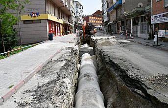 Karabük'te yağmur suyu drenaj hattı projesinin yıl sonuna kadar bitirilmesi hedefleniyor