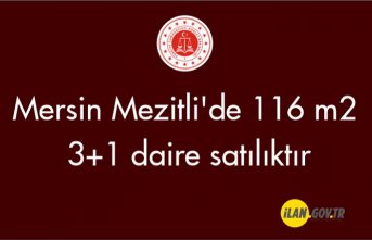 Mersin Mezitli'de 116 m² 3+1 daire icradan satılıktır