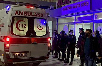 Samsun'da hastanenin kantininde silahlı saldırıya uğrayan kişi ağır yaralandı
