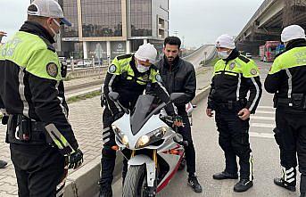 Samsun'da “modifiye araç“ denetiminde 14 sürücüye para cezası verildi