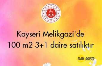 Kayseri Melikgazi'de 100 m² 3+1 daire mahkemeden satılıktır